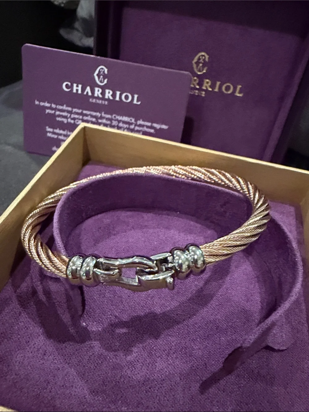 Charriol Cable Ibiza Bangle-Mens
